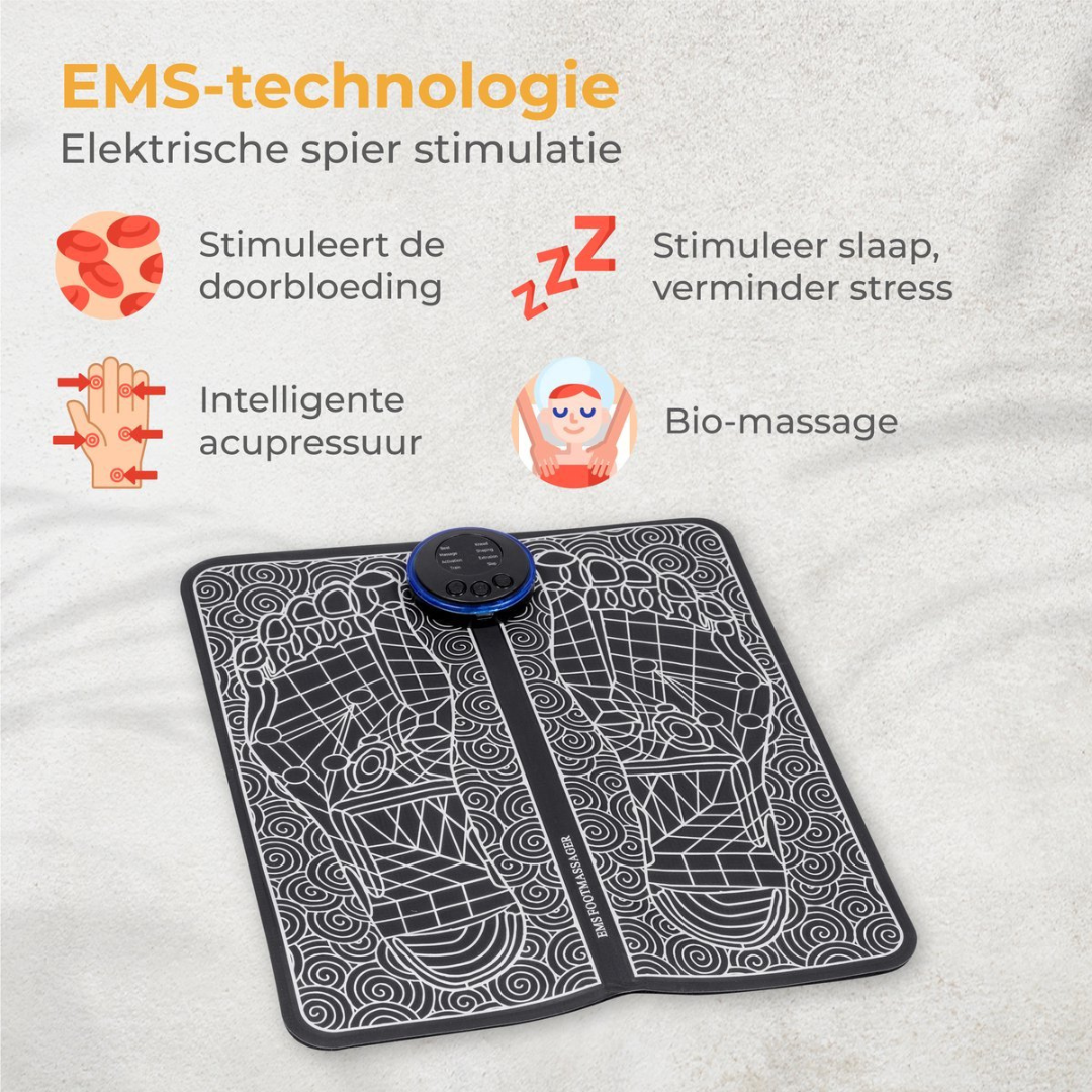 Elektrische Voetmassage Pad – Voor Ontspanning en Herstel