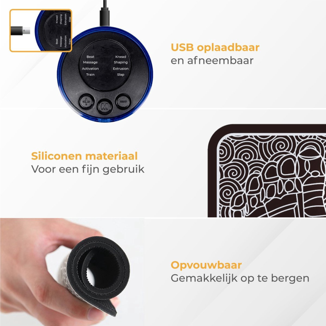 Elektrische Voetmassage Pad – Voor Ontspanning en Herstel